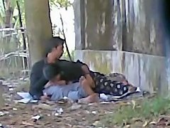 Indian Teen Blowjob In Park